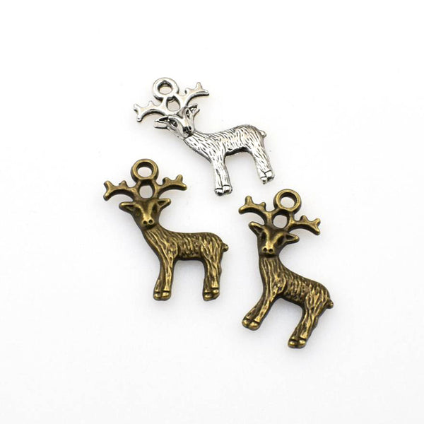 20PCS Deer Charms,2 Colors Available-RS847