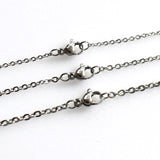 2 Finished Stainless Steel Chains,3 Sizes Available-CS058