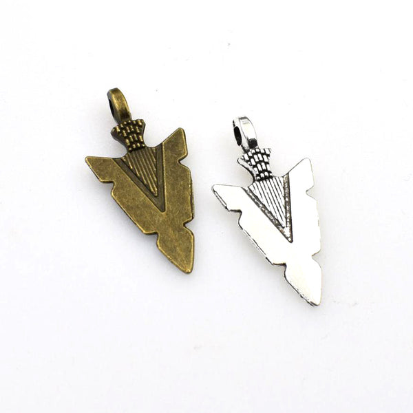 20PCS Arrow Head Charms,2 Colors Available-RS095