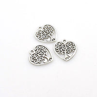 30PCS Heart Tree Charms,2 Colors Available-RS873