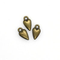 40PCS Love Heart Charms,2 Colors Available-RS275