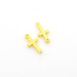 25PCS Gold Cross Charms-RS922