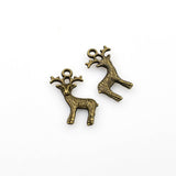 20PCS Deer Charms,2 Colors Available-RS847