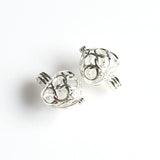 2PCS Five Rings Cage Pendants,3 Colors Available-TS026