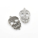 6PCS Skull Connector Charms,2 Colors Available-RS288