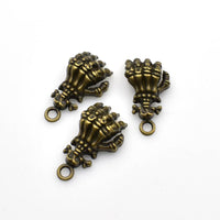 8PCS Skull Hand Charms,2 Colors Available 3D-RS1219