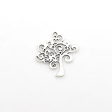 8PCS Big Tree Charms,Antique Silver Tone-RS1164