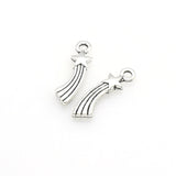 25PCS Shooting Star Charms,2 Colors Available Double Sided-RS815