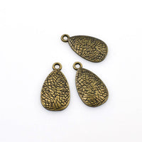 20PCS Teardrop Charms,Antique Bronze Tone-RS1180