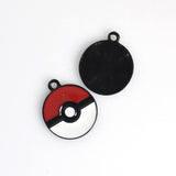 8PCS Pokemon Go Red and White Enamel Ball Charms-RS624