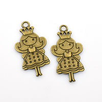 8PCS Princess Charms,Double Sided 2 Colors Available-RS190