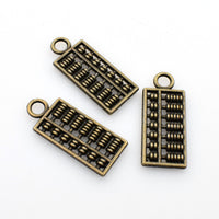 25PCS Abacus Charms,2 Colors Available Double Sided-RS928