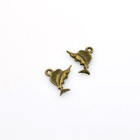 20PCS Swordfish Charms,Antique Bronze Tone-RS1242