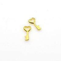 20PCS Little Gold Key Charms-RS789