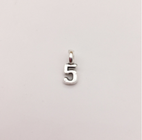 10PCS Number Charms 0-9,Antique Silver Tone-RS1202