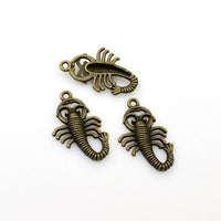 15PCS Scorpion Charms,2 Colors Available-RS816