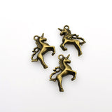 10PCS Unicorn Charms,2 Colors Available Double Sided-RS779