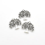 15PCS Tree Of Life Charms,Antique Silver Tone-RS1173