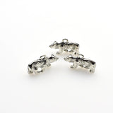 10PCS Polar Bear Charms,Antique Silver Tone 3D-RS369