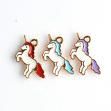 10PCS Enamel Unicorn Charms 3 Colors Available-RS1007