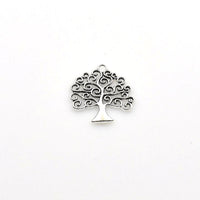 15PCS Tree Of Life Charms,Antique Silver Tone-RS1173