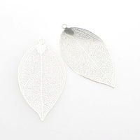 2PCS Ultrathin Big Leaf Charms,5 Colors Available-RS1201