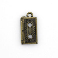 15PCS Retro Music Tape Charms,2 Colors Available-RS151