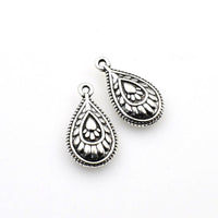 10PCS Water-drop Charms,2 Colors Available 3D-RS780