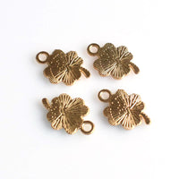 10PCS Enamel Lucky Clover Charms 4 Colors Available-RS1061