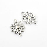 20PCS Flower Connector Charms,2 Colors Available-RS1004