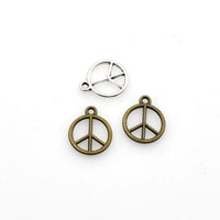 30PCS Peace Charms,2 Colors Available-RS528