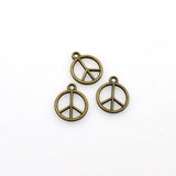 30PCS Peace Charms,2 Colors Available-RS528