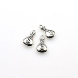 20PCS Money Bag Charms,Antique Silver Tone 3D-RS1165