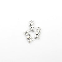 50PCS Fawn Charms,Antique Silver Tone-RS804