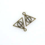 50PCS Little Triangle Charms,3 Colors Available-RS188