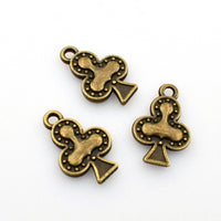 20PCS Poker Charms,Antique Bronze Tone,4 Styles Available-RS161