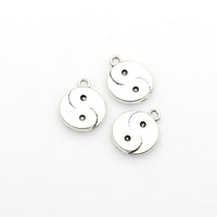 20PCS Tai Chi Charms,Antique Silver Tone-RS611