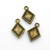 20PCS Poker Charms,Antique Bronze Tone,4 Styles Available-RS161