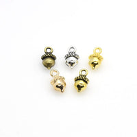 30PCS Pine Cone Charms,3D Pendants,5 Colors Available-RS068