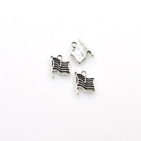 30PCS American Flag Charms,2 Colors Available-RS545