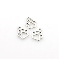 40PCS Bear Foot Charms,4 Colors Available-RS523