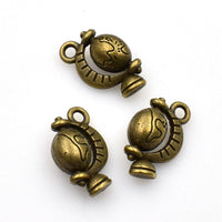 15PCS Globe Charms,2 Colors Available,3D-RS202