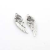 15PCS Rose Wing Charms,2 Colors Available Double Sided-RS310