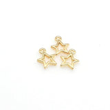 50PCS Little Star Charms,5 Colors Available-RS165