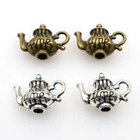 15PCS Teapot Charms,2 Colors Available,3D-RS1072