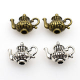 15PCS Teapot Charms,2 Colors Available,3D-RS1072