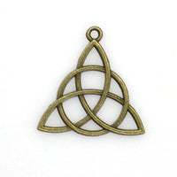 10PCS Big Celtic Knot Charms,2 Colors Available-RS329