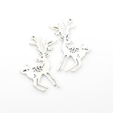 6PCS Large Deer Charms,2 Colors Available Double Sided-RS355