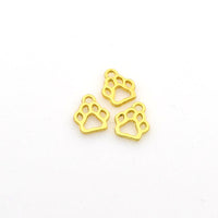 40PCS Bear Foot Charms,4 Colors Available-RS523