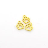 40PCS Bear Foot Charms,4 Colors Available-RS523